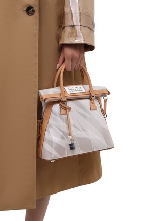 Женская сумка 5ac mini MAISON MARGIELA прозрачного цвета по цене 117000 руб., арт. S56WG0082/PS721 | Фото 2 Женская сумка 5ac mini MAISON MARGIELA прозрачного цвета, арт. S56WG0082/PS721 | Фото 2