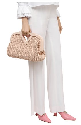 Женская сумка medium point BOTTEGA VENETA светло-розового цвета по цене 595500 руб., арт. 658655/V0T21 | Фото 2 Женская сумка medium point BOTTEGA VENETA светло-розового цвета, арт. 658655/V0T21 | Фото 2