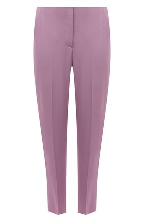 Женские брюки из вискозы RALPH LAUREN сиреневого цвета по цене 131000 руб., арт. 290842605 | Фото 1 Женские брюки из вискозы RALPH LAUREN сиреневого цвета, арт. 290842605 | Фото 1 (Материал внешний: Вискоза; Женское Кросс-КТ: Брюки-одежда; Силуэт Ж (брюки и джинсы): Прямые; Стили: Романтичный; Длина (брюки, джинсы): Стандартные)