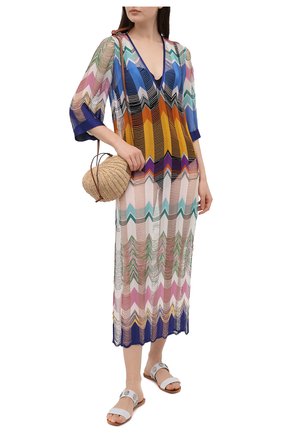 Женская туника из вискозы MISSONI разноцветного цвета по цене 73150 руб., арт. MMQ00025/BR00E5 | Фото 2 Женская туника из вискозы MISSONI разноцветного цвета, арт. MMQ00025/BR00E5 | Фото 2