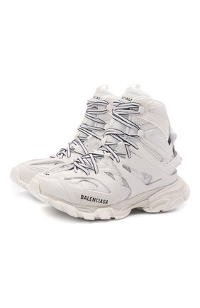 Женские комбинированные кроссовки track hike BALENCIAGA белого цвета по цене 104500 руб., арт. 654866/W3CP3 | Фото 1 Женские комбинированные кроссовки track hike BALENCIAGA белого цвета, арт. 654866/W3CP3 | Фото 1