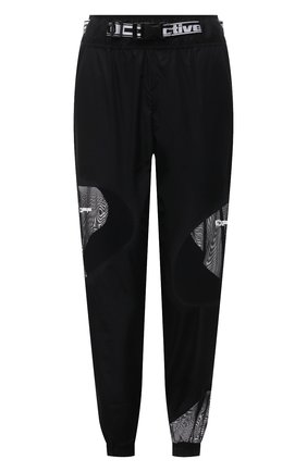 Женские джоггеры OFF-WHITE черного цвета по цене 29150 руб., арт. 0WVI011V21FAB001 | Фото 1 Женские джоггеры OFF-WHITE черного цвета, арт. 0WVI011V21FAB001 | Фото 1