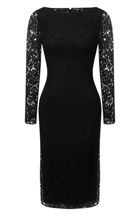 Женское платье из вискозы и хлопка VALENTINO черного цвета по цене 241000 руб., арт. WB3VAW806FR | Фото 1 Женское платье из вискозы и хлопка VALENTINO черного цвета, арт. WB3VAW806FR | Фото 1 (Материал внешний: Хлопок, Вискоза; Материал подклада: Вискоза; Длина Ж (юбки, платья, шорты): До колена; Стили: Романтичный; Рукава: Длинные; Женское Кросс-КТ: Платье-одежда, платье-футляр; Случай: Формальный)