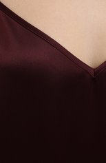 Женская сорочка ESCADA бордового цвета, арт. 5025738 | Фото 5 (Материал внешний: Синтетический материал)