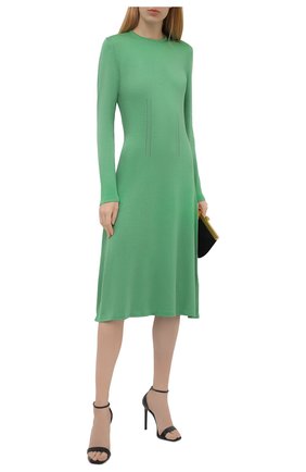 Женское шелковое платье RALPH LAUREN светло-зеленого цвета по цене 151000 руб., арт. 290840679 | Фото 2 Женское шелковое платье RALPH LAUREN светло-зеленого цвета, арт. 290840679 | Фото 2