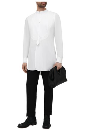 Мужская хлопковая рубашка MAISON MARGIELA белого цвета по цене 54350 руб., арт. S30DL0487/S43001 | Фото 2 Мужская хлопковая рубашка MAISON MARGIELA белого цвета, арт. S30DL0487/S43001 | Фото 2