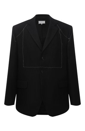 Мужской льняной пиджак MAISON MARGIELA черного цвета по цене 177000 руб., арт. S30BN0501/S53702 | Фото 1 Мужской льняной пиджак MAISON MARGIELA черного цвета, арт. S30BN0501/S53702 | Фото 1