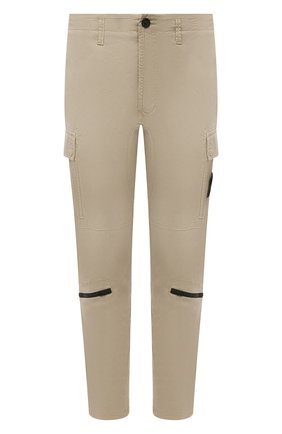 Мужские хлопковые брюки-карго STONE ISLAND бежевого цвета по цене 34950 руб., арт. 741530419 | Фото 1 Мужские хлопковые брюки-карго STONE ISLAND бежевого цвета, арт. 741530419 | Фото 1