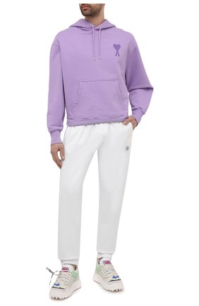 Мужские хлопковые джоггеры STONE ISLAND белого цвета по цене 24450 руб., арт. 741564937 | Фото 2 Мужские хлопковые джоггеры STONE ISLAND белого цвета, арт. 741564937 | Фото 2