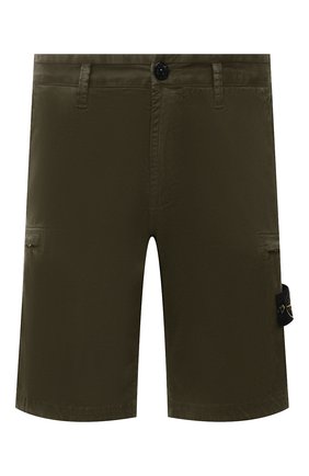 Мужские хлопковые шорты STONE ISLAND хаки цвета по цене 21750 руб., арт. 7415L0504 | Фото 1 Мужские хлопковые шорты STONE ISLAND хаки цвета, арт. 7415L0504 | Фото 1