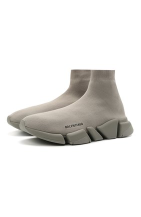 Мужские текстильные кроссовки speed 2.0 BALENCIAGA серого цвета по цене 78950 руб., арт. 617239/W2DB1 | Фото 1 Мужские текстильные кроссовки speed 2.0 BALENCIAGA серого цвета, арт. 617239/W2DB1 | Фото 1