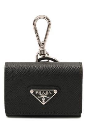 Кожаный чехол для airpods pro PRADA черного цвета по цене 0 руб., арт. 2TT133-2AHF-F0002 | Фото 1 Кожаный чехол для airpods pro PRADA черного цвета, арт. 2TT133-2AHF-F0002 | Фото 1 (Материал: Натуральная кожа)