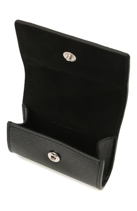 Кожаный чехол для airpods pro PRADA черного цвета, арт. 2TT133-2AHF-F0002 | Фото 3 (Материал: Натуральная кожа)