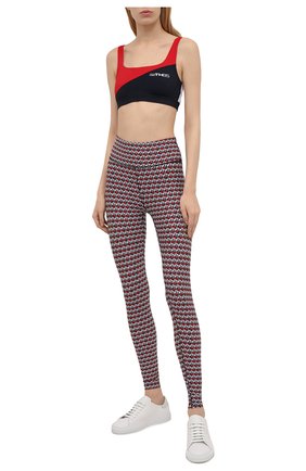 Женские леггинсы TOMMY HILFIGER разноцветного цвета по цене 6990 руб., арт. S10S100949 | Фото 2 Женские леггинсы TOMMY HILFIGER разноцветного цвета, арт. S10S100949 | Фото 2