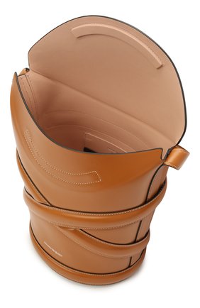 Женская сумка curve ALEXANDER MCQUEEN светло-коричневого цвета по цене 133500 руб., арт. 656468/1YB40 | Фото 4 Женская сумка curve ALEXANDER MCQUEEN светло-коричневого цвета, арт. 656468/1YB40 | Фото 4