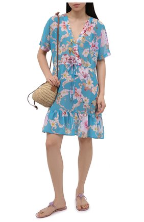 Женские шлепанцы TORY BURCH светло-розового цвета по цене 10700 руб., арт. 65039 | Фото 2 Женские шлепанцы TORY BURCH светло-розового цвета, арт. 65039 | Фото 2