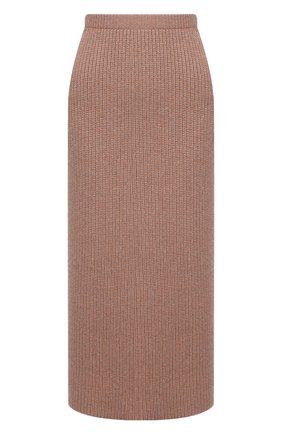 Женская кашемировая юбка LORO PIANA розового цвета по цене 174500 руб., арт. FAL7531 | Фото 1