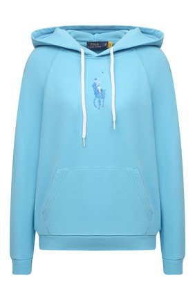 Женский хлопковое худи POLO RALPH LAUREN голубого цвета по цене 13800 руб., арт. 211838143 | Фото 1 Женский хлопковое худи POLO RALPH LAUREN голубого цвета, арт. 211838143 | Фото 1 (Рукава: Длинные; Стили: Кэжуэл; Длина (для топов): Стандартные; Материал внешний: Хлопок; Женское Кросс-КТ: Худи-одежда)
