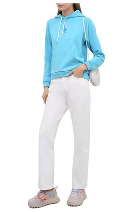 Женский хлопковое худи POLO RALPH LAUREN голубого цвета по цене 13800 руб., арт. 211838143 | Фото 2 Женский хлопковое худи POLO RALPH LAUREN голубого цвета, арт. 211838143 | Фото 2 (Рукава: Длинные; Стили: Кэжуэл; Длина (для топов): Стандартные; Материал внешний: Хлопок; Женское Кросс-КТ: Худи-одежда)