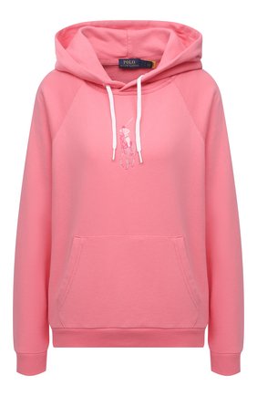 Женский хлопковое худи POLO RALPH LAUREN розового цвета по цене 13800 руб., арт. 211838143 | Фото 1 Женский хлопковое худи POLO RALPH LAUREN розового цвета, арт. 211838143 | Фото 1 (Рукава: Длинные; Женское Кросс-КТ: Худи-одежда; Стили: Кэжуэл; Материал внешний: Хлопок; Длина (для топов): Стандартные)