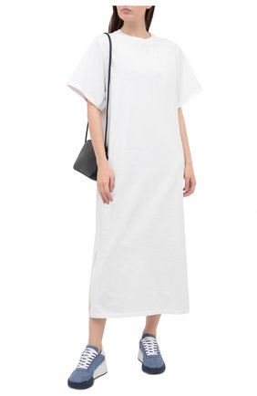 Женские текстильные кроссовки loop STELLA MCCARTNEY синего цвета по цене 43050 руб., арт. 800357/N0220 | Фото 2 Женские текстильные кроссовки loop STELLA MCCARTNEY синего цвета, арт. 800357/N0220 | Фото 2