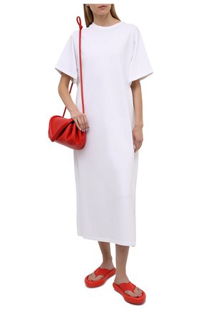 Женские комбинированные шлепанцы air STELLA MCCARTNEY красного цвета по цене 21950 руб., арт. 800361/N0229 | Фото 2 Женские комбинированные шлепанцы air STELLA MCCARTNEY красного цвета, арт. 800361/N0229 | Фото 2 (Материал внешний: Текстиль, Экокожа; Подошва: Платформа; Материал внутренний: Текстиль)