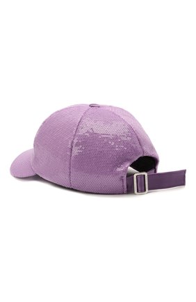 Женская бейсболка с пайетками RALPH LAUREN фиолетового цвета по цене 72050 руб., арт. 434846672 | Фото 2 Женская бейсболка с пайетками RALPH LAUREN фиолетового цвета, арт. 434846672 | Фото 2