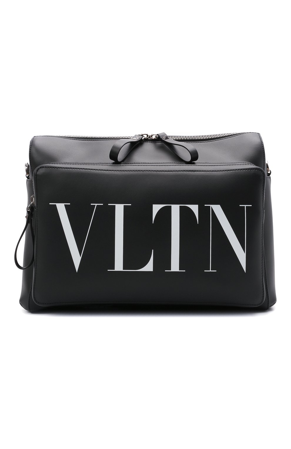 Мужская кожаная сумка VALENTINO черного цвета, арт. WY2B0722/WJW | Фото 1