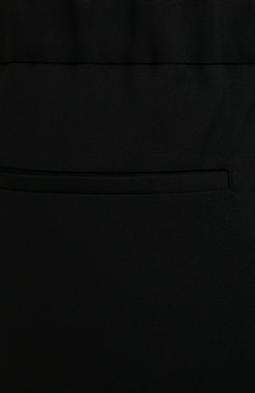 Мужские шерстяные брюки VALENTINO черного цвета, арт. WV3RBG9025S | Фото 5 (Материал внешний: Шерсть; Длина (брюки, джинсы): Стандартные; Случай: Повседневный; Стили: Минимализм)