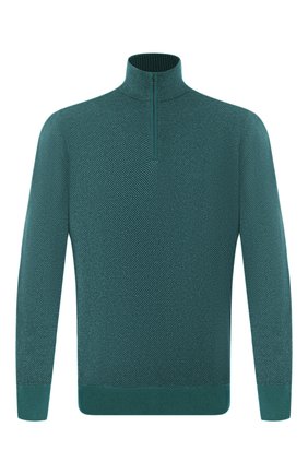 Мужской кашемировый джемпер LORO PIANA бирюзового цвета по цене 99500 руб., арт. FAG4525 | Фото 1 Мужской кашемировый джемпер LORO PIANA бирюзового цвета, арт. FAG4525 | Фото 1 (Материал внешний: Шерсть, Кашемир; Принт: Без принта; Длина (для топов): Стандартные; Стили: Кэжуэл; Вырез: Круглый; Рукава: Длинные; Мужское Кросс-КТ: Джемперы; Региональные ограничения белый список (Axapta Mercury): RU)