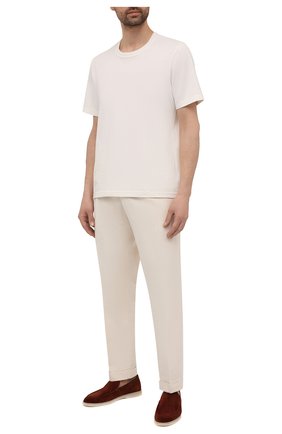 Мужские замшевые лоферы summer walk LORO PIANA коричневого цвета по цене 63900 руб., арт. FAE8124 | Фото 2 Мужские замшевые лоферы summer walk LORO PIANA коричневого цвета, арт. FAE8124 | Фото 2