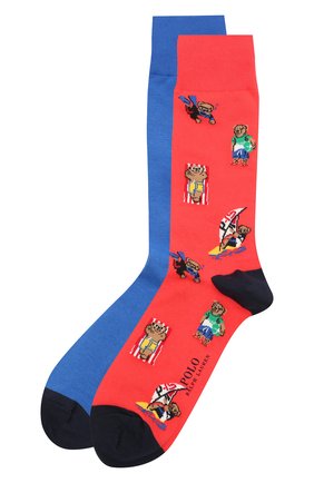 Мужские комплект из двух пар носков POLO RALPH LAUREN разноцветного цвета по цене 2595 руб., арт. 449841582 | Фото 1 Мужские комплект из двух пар носков POLO RALPH LAUREN разноцветного цвета, арт. 449841582 | Фото 1