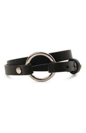 Мужской кожаный браслет DSQUARED2 черного цвета по цене 10850 руб., арт. ARM0111/12900001 | Фото 1 Мужской кожаный браслет DSQUARED2 черного цвета, арт. ARM0111/12900001 | Фото 1