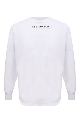 Мужская хлопковый лонгслив PALM ANGELS белого цвета по цене 21800 руб., арт. PMAB001S21JER0020118 | Фото 1 Мужская хлопковый лонгслив PALM ANGELS белого цвета, арт. PMAB001S21JER0020118 | Фото 1