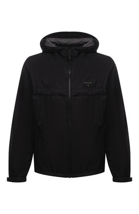 Мужская куртка PRADA черного цвета по цене 130000 руб., арт. SGB460-1WQ9-F0N5A-202 | Фото 1 Мужская куртка PRADA черного цвета, арт. SGB460-1WQ9-F0N5A-202 | Фото 1
