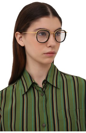 Женские оправа LINDA FARROW золотого цвета по цене 69950 руб., арт. LFL1116C4 0PT | Фото 2 Женские оправа LINDA FARROW золотого цвета, арт. LFL1116C4 0PT | Фото 2 (Тип очков: Оправа; Оптика Гендер: оптика-женское; Очки форма: Круглые)