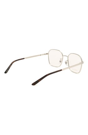 Женские оправа GUCCI серебряного цвета по цене 24300 руб., арт. GG09460A 001 | Фото 4 Женские оправа GUCCI серебряного цвета, арт. GG09460A 001 | Фото 4 (Тип очков: Оправа; Оптика Гендер: оптика-женское; Очки форма: Прямоугольные)
