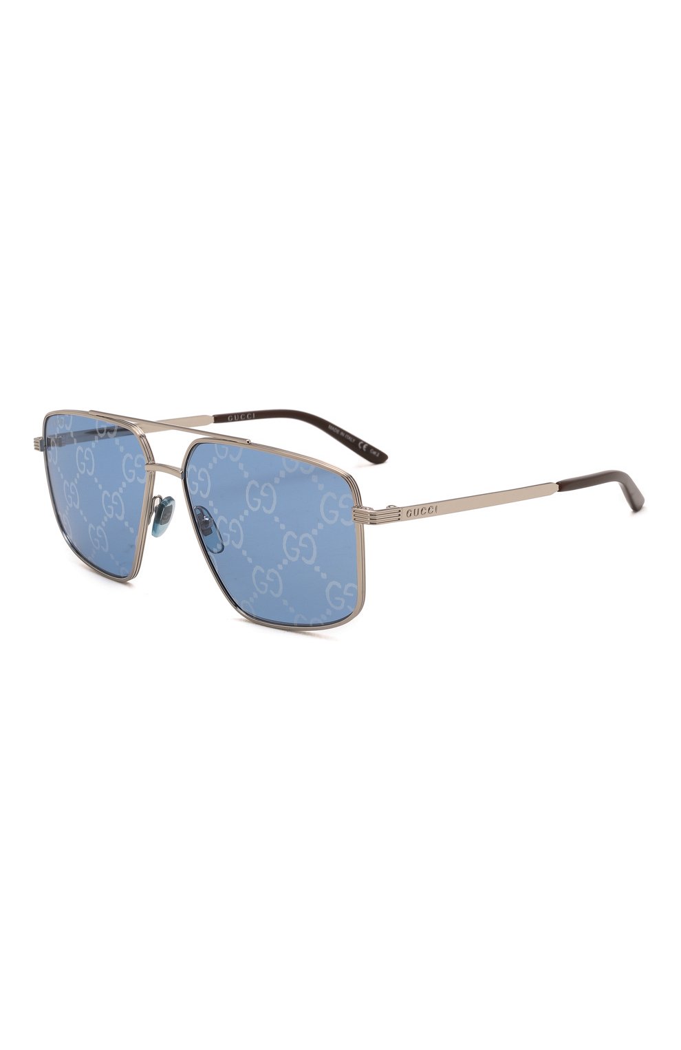 Женские солнцезащитные очки GUCCI серебряного цвета, арт. GG0941S 004 | Фото 1 (Тип очков: С/з; Оптика Гендер: оптика-унисекс)