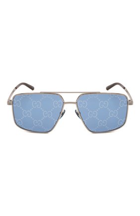 Женские солнцезащитные очки GUCCI серебряного цвета, арт. GG0941S 004 | Фото 4 (Тип очков: С/з; Оптика Гендер: оптика-унисекс)