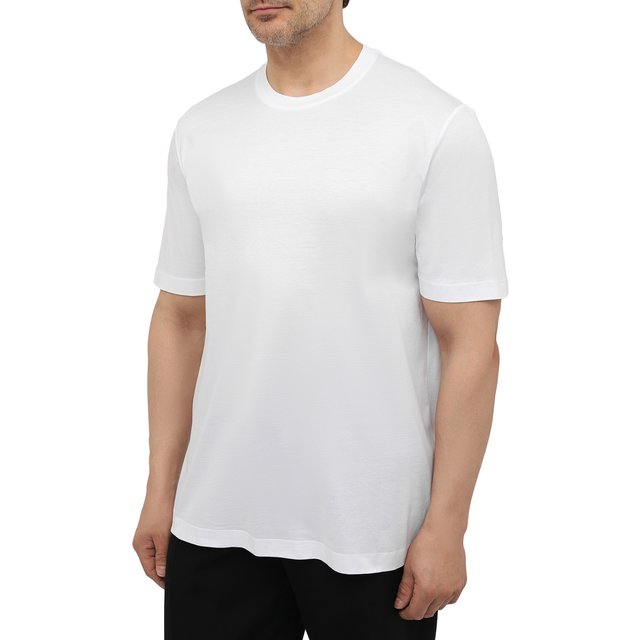 фото Хлопковая футболка marco pescarolo