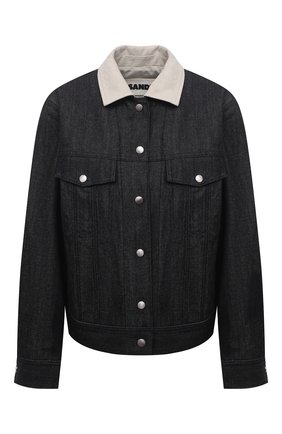 Женская джинсовая куртка JIL SANDER темно-синего цвета по цене 112000 руб., арт. JPPS664235-WS246700 | Фото 1 Женская джинсовая куртка JIL SANDER темно-синего цвета, арт. JPPS664235-WS246700 | Фото 1