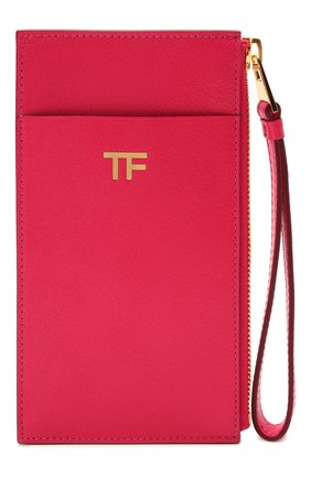 Женский кожаный футляр для кредитных карт TOM FORD фуксия цвета по цене 47300 руб., арт. S0336T-LG0009 | Фото 1 Женский кожаный футляр для кредитных карт TOM FORD фуксия цвета, арт. S0336T-LG0009 | Фото 1
