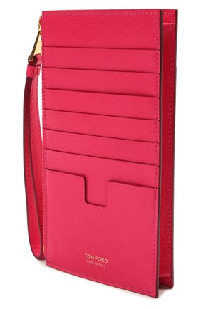Женский кожаный футляр для кредитных карт TOM FORD фуксия цвета по цене 47300 руб., арт. S0336T-LG0009 | Фото 2 Женский кожаный футляр для кредитных карт TOM FORD фуксия цвета, арт. S0336T-LG0009 | Фото 2