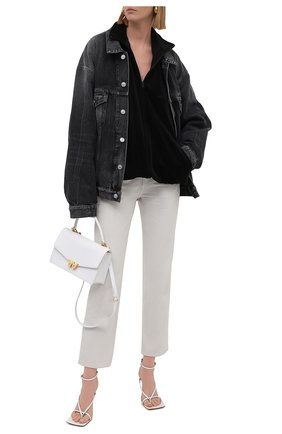 Женская куртка BALENCIAGA черного цвета по цене 129500 руб., арт. 659098/TKQ12 | Фото 2 Женская куртка BALENCIAGA черного цвета, арт. 659098/TKQ12 | Фото 2 (Стили: Спорт-шик; Рукава: Длинные; Материал внешний: Хлопок; Материал подклада: Синтетический материал, Хлопок; Кросс-КТ: Куртка)