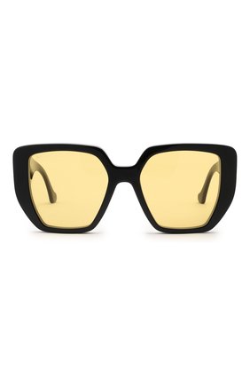 Женские солнцезащитные очки GUCCI черного цвета, арт. GG0956S 004 | Фото 3 (Тип очков: С/з; Оптика Гендер: оптика-женское; Очки форма: Прямоугольные)