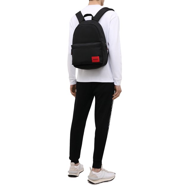 Текстильный рюкзак HUGO 50455562, цвет чёрный, размер NS - фото 2