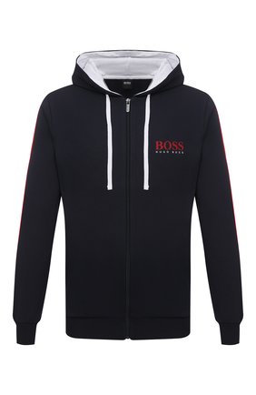 Мужской хлопковая толстовка BOSS темно-синего цвета по цене 11000 руб., арт. 50452283 | Фото 1 Мужской хлопковая толстовка BOSS темно-синего цвета, арт. 50452283 | Фото 1