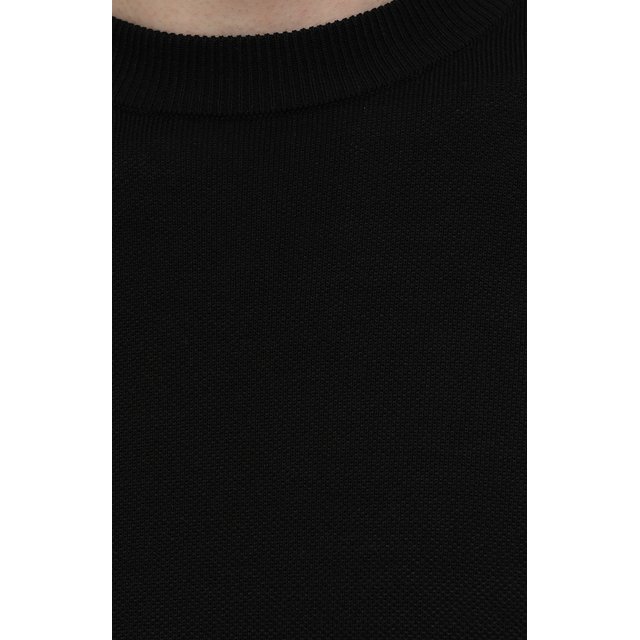 Джемпер из вискозы и шелка BOSS 50452431, цвет чёрный, размер 50 - фото 5
