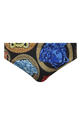 Мужские плавки VERSACE черного цвета по цене 21750 руб., арт. ABU90002/1F01219 | Фото 1 Мужские плавки VERSACE черного цвета, арт. ABU90002/1F01219 | Фото 1