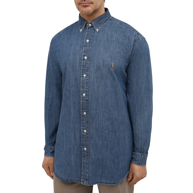 фото Джинсовая рубашка polo ralph lauren